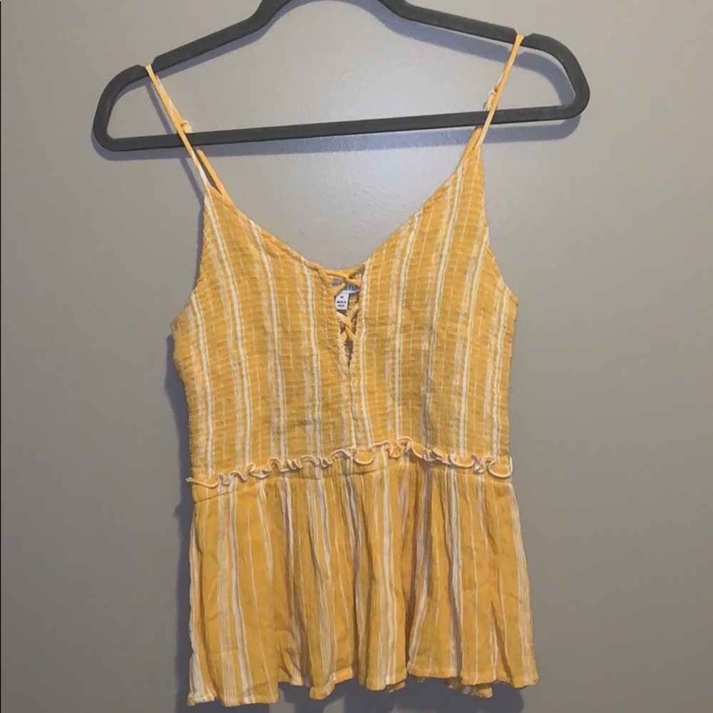 Yellow tank top